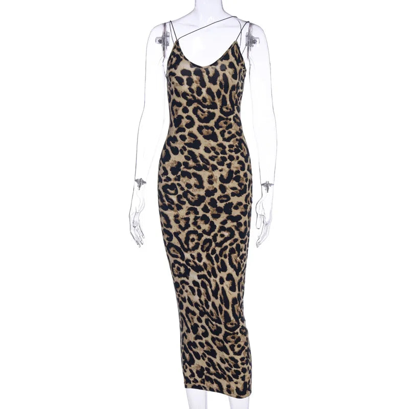 🐆 The Wild Muse Midi Dress
