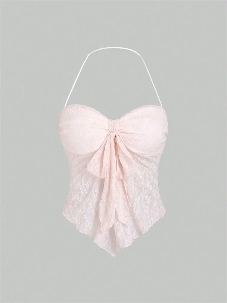 🎀 The Sweetheart Bow Halter