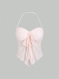 🎀 The Sweetheart Bow Halter