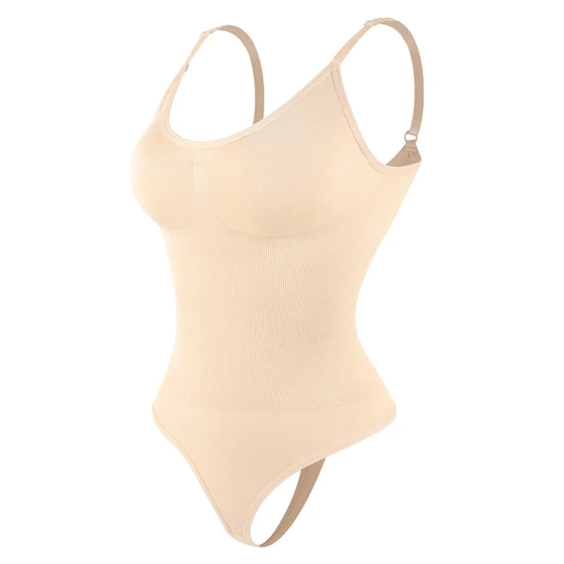 Camisole Bodysuit for Women Tummy Control Slimming Shapewear Butt Lifter Seam-free Sculpting Thong Body Shaper Tank Tops Corset