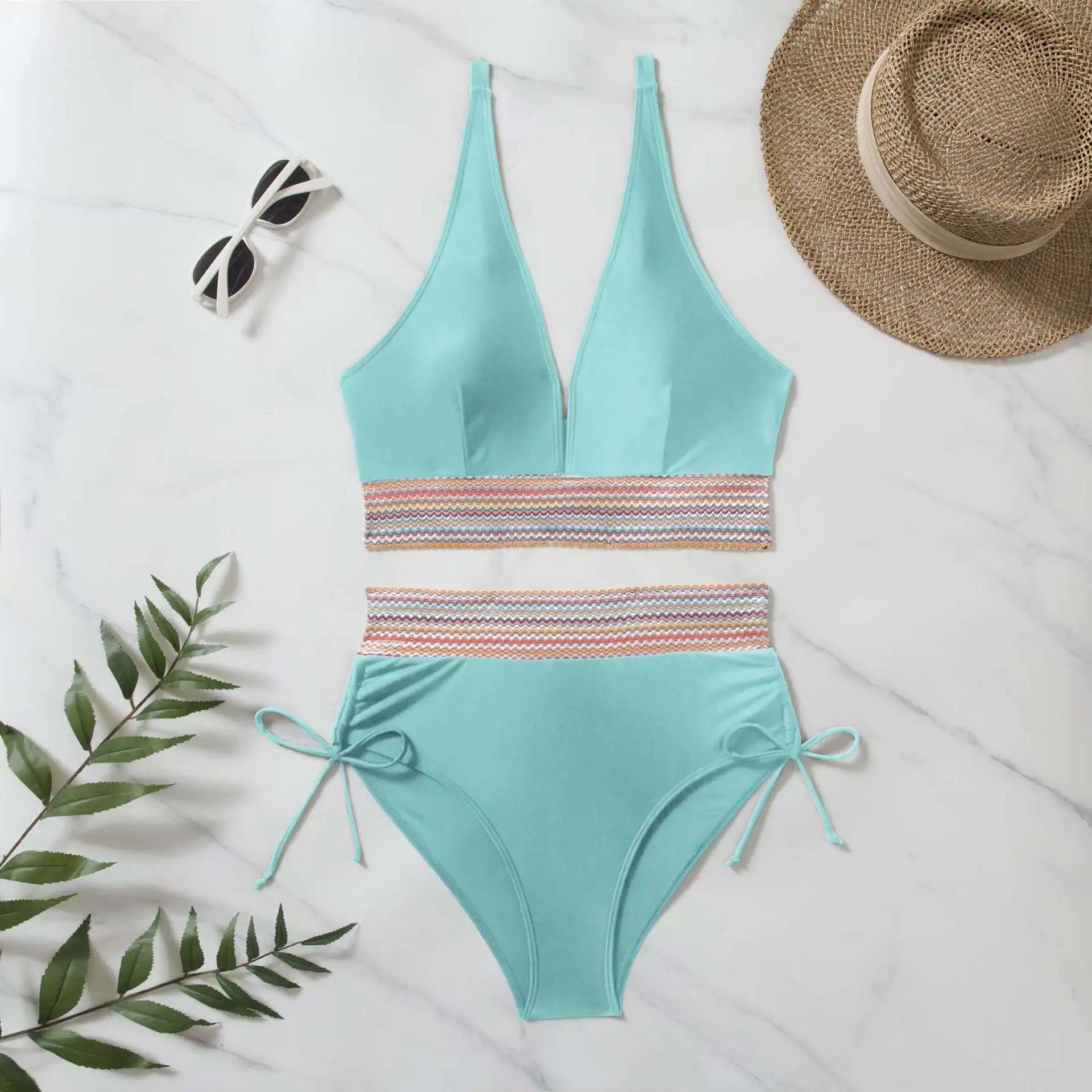 🌴 The Riviera Glow Bikini Set
