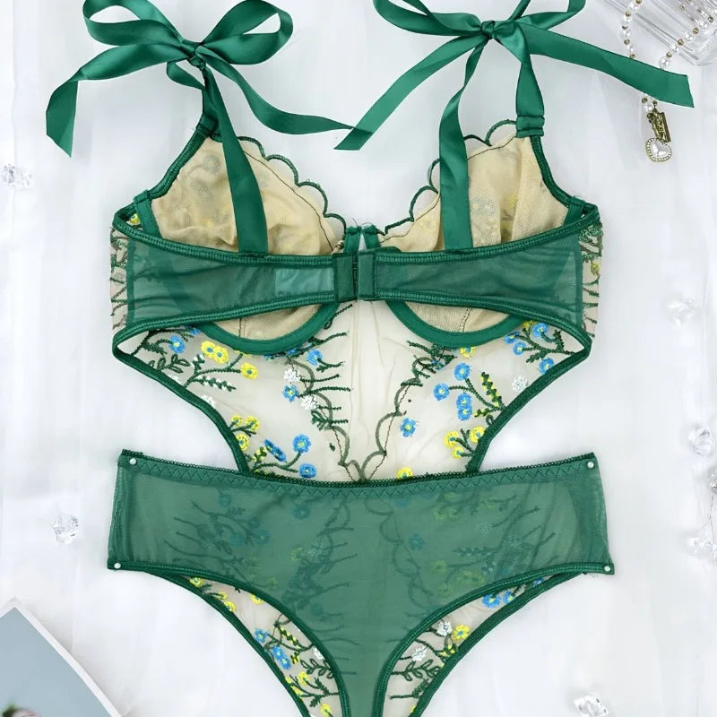 🌸 The Rosé Lace Intimates Set