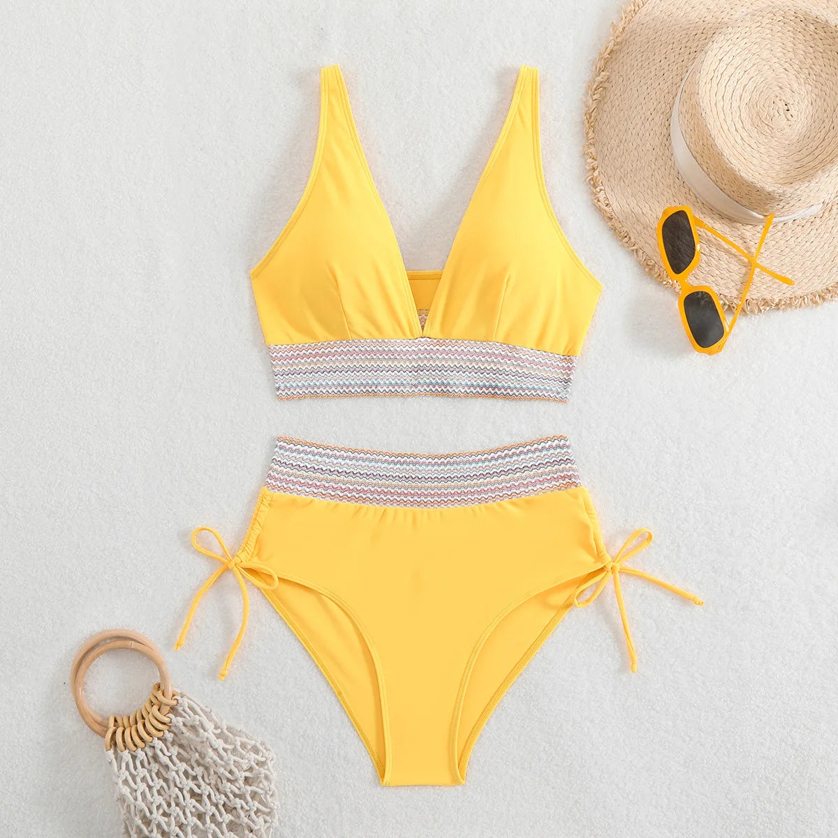 🌴 The Riviera Glow Bikini Set