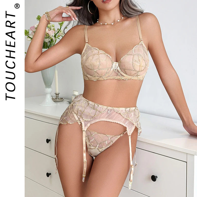 🎀 The Satin Blush Intimates Set